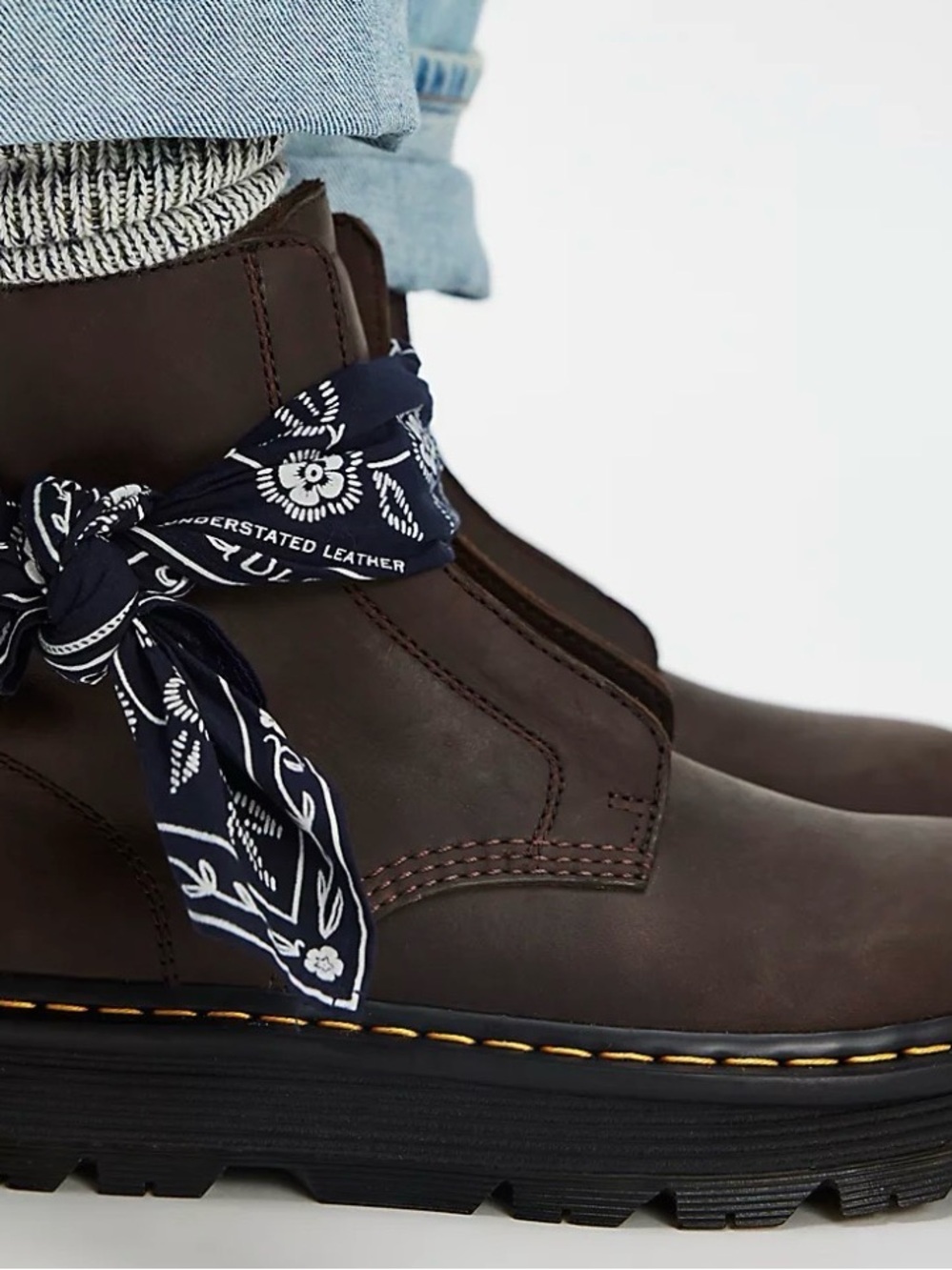 Dr. Martens Brown Leather Chelsea Lug Boots - Picture 2 of 6